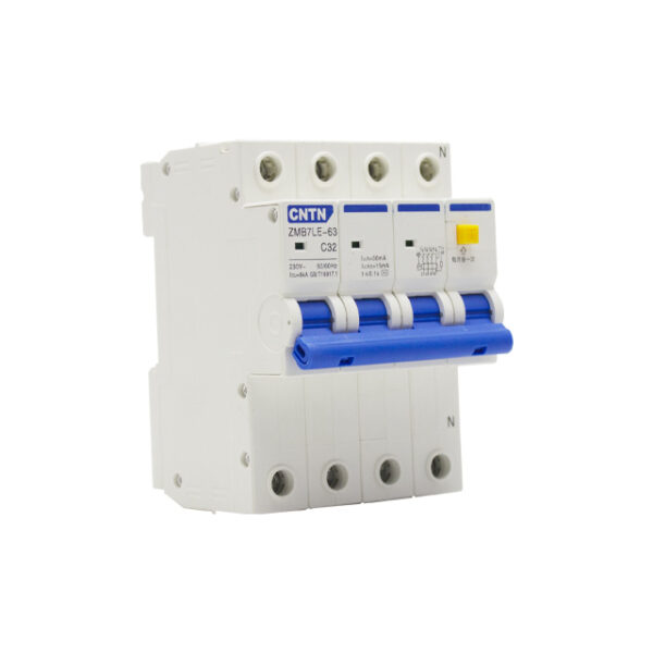 ZMB7LE-63 RCBO Integrated Residual Current Circuit Breaker with Overcurrent Protection - 图片 2