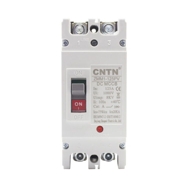 ZMM1-125 2P MCCB DC Molded Case Circuit Breaker